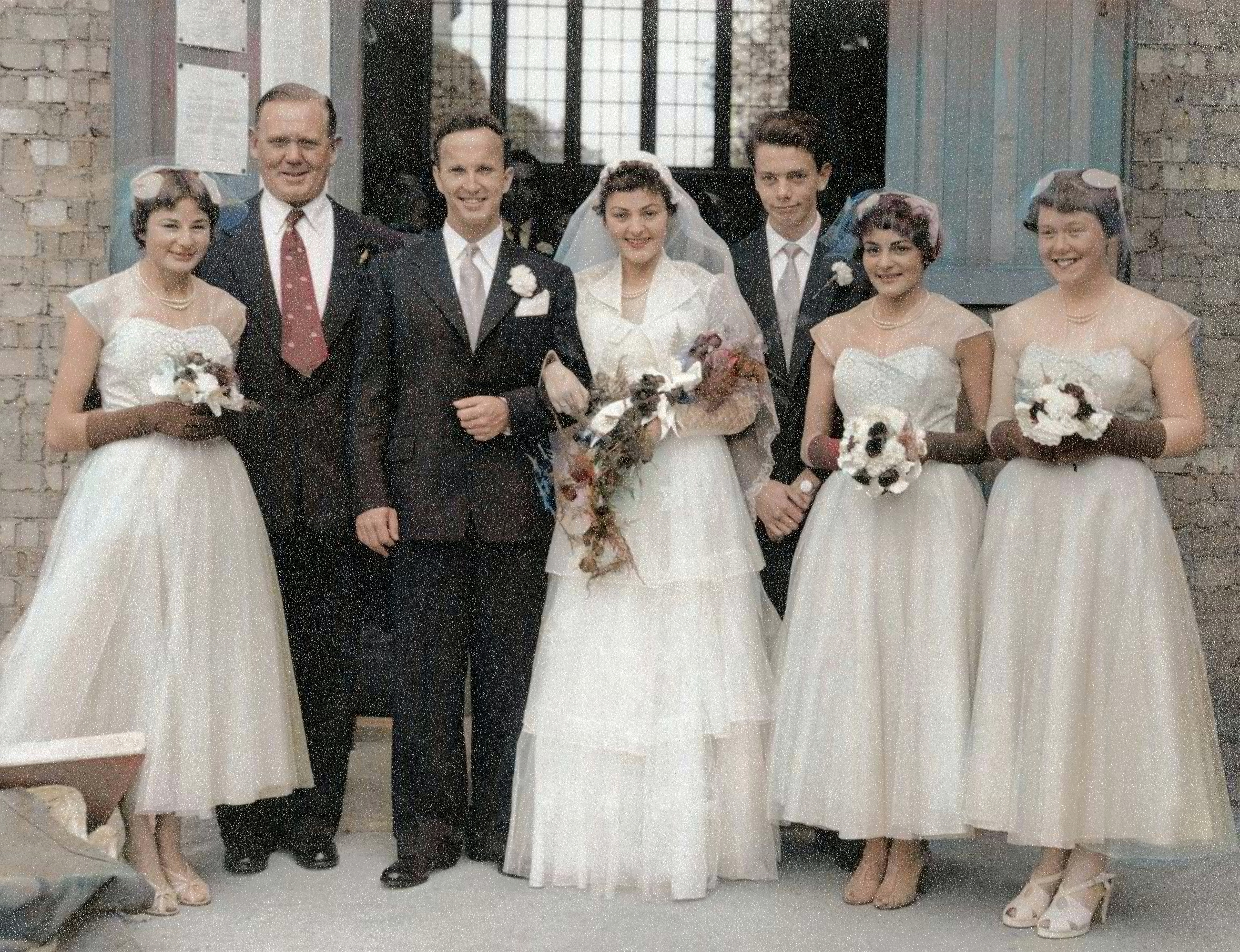 Mum & Dad wedding portrait #9